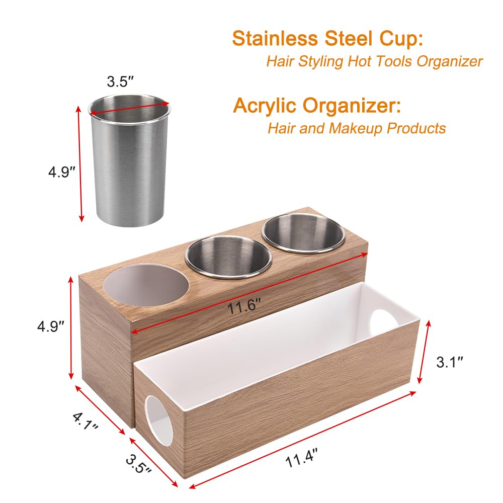 GFWARE bathroom vanity organizer fits countertops neatly for a tidy space.