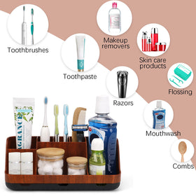 GFWARE multifunctional storage on sink, ideal for cosmetics and toiletries