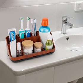 GFWARE vanity storage on counter, organized space for toiletries