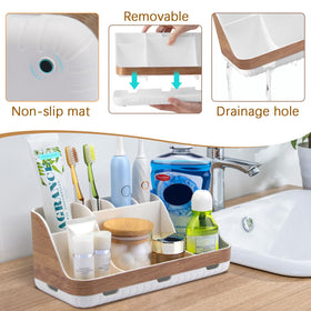 GFWARE drainage and ventilation holes keep items dry and tidy