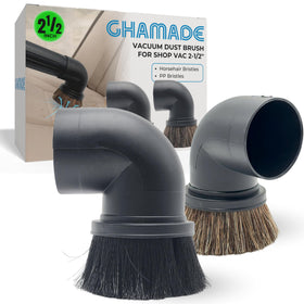 GHAMADE 2-pack horsehair brush main for gentle cleaning on cars
