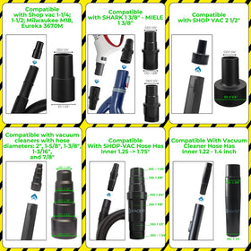 GHAMADE brush-nozzle combo tool for versatile quick cleanups.