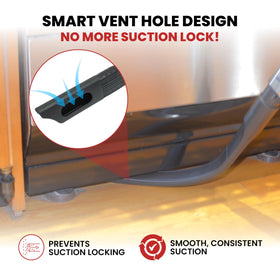 GHAMADE crevice tool cleans narrow gaps and baseboards with precision.