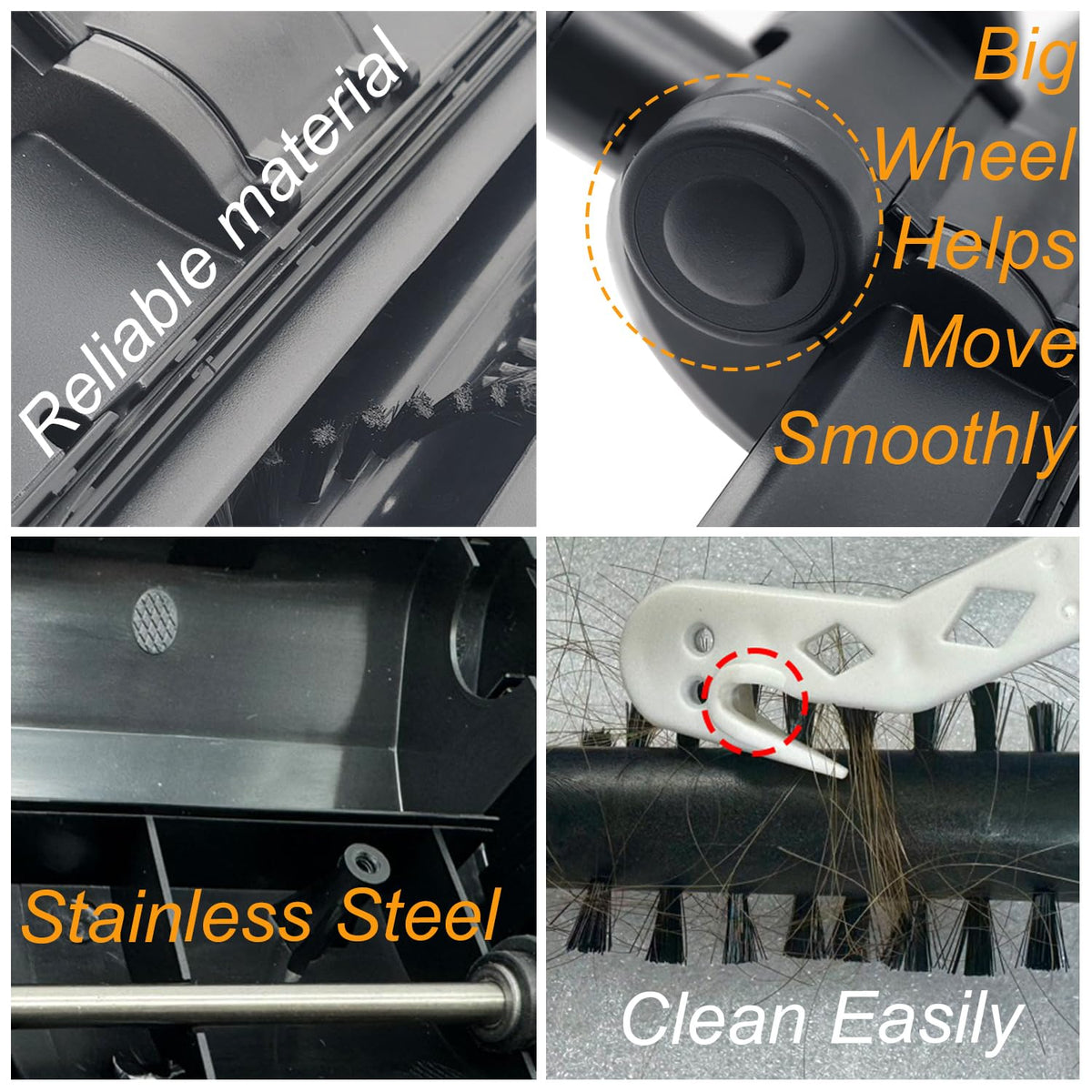 GHAMADE easy-install vacuum attachment enhances cleaning routines