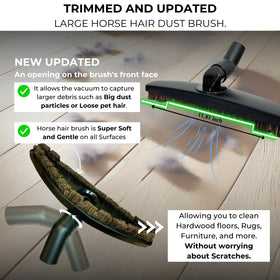 GHAMADE 2.5in to 1.25in hose adapter enables seamless hose compatibility.