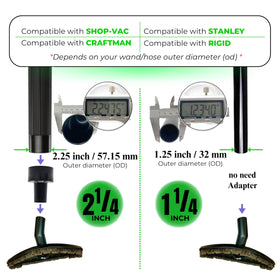 GHAMADE low carpet and hard floor use expands cleaning options.