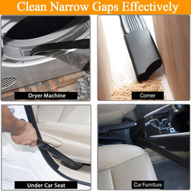 GHAMADE upholstery tool lifts debris from furniture and fabrics gently.
