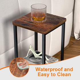 GHIMIGN versatile table doubles as plant stand or nightstand.
