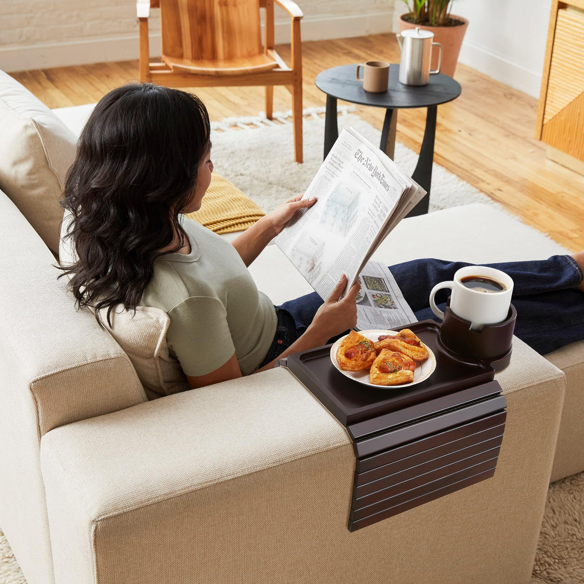 GHKINMAL gift ready couch tray ideal for daily use
