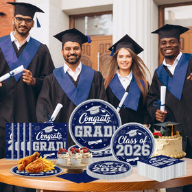 Ghokawu congrats grad napkins with 2026 theme for quick cleanup and festive flair