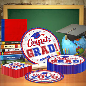 Ghokawu graduation napkins for quick cleanup and cohesive color theme