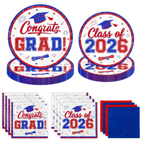 Ghokawu graduation 200pc set packaging image showing complete party kit
