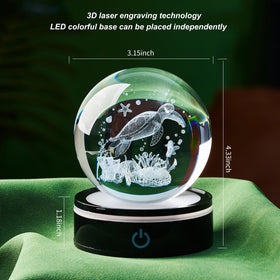 Ghtixsu laser-engraved turtle detail preserves vivid, long-lasting artwork