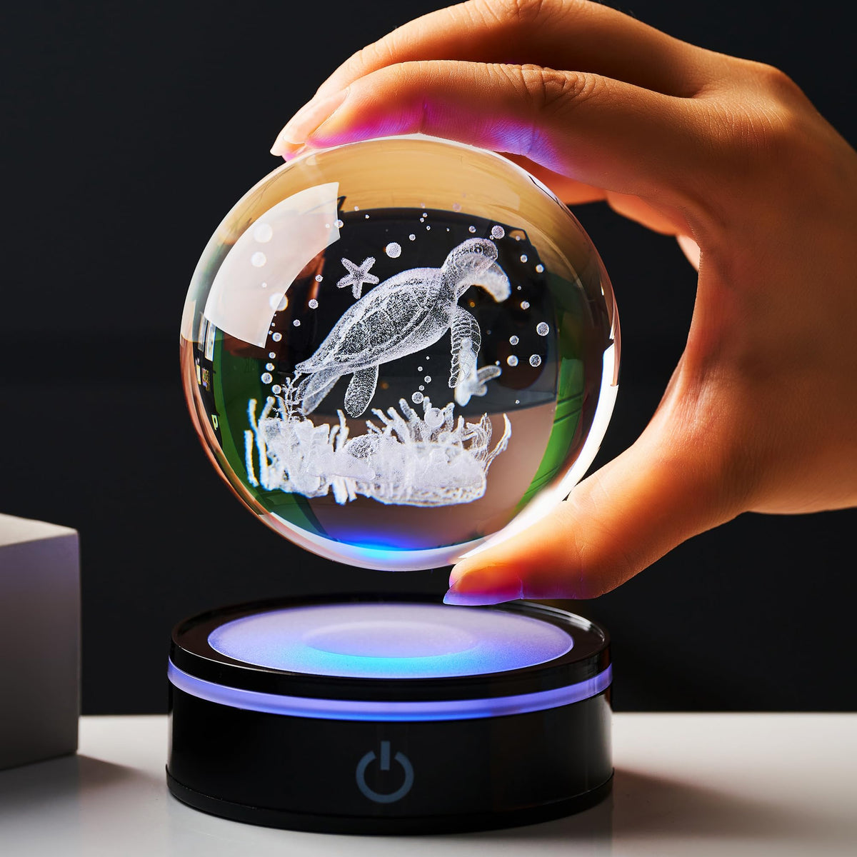 Ghtixsu night-light glow enhances desks and bedside spaces