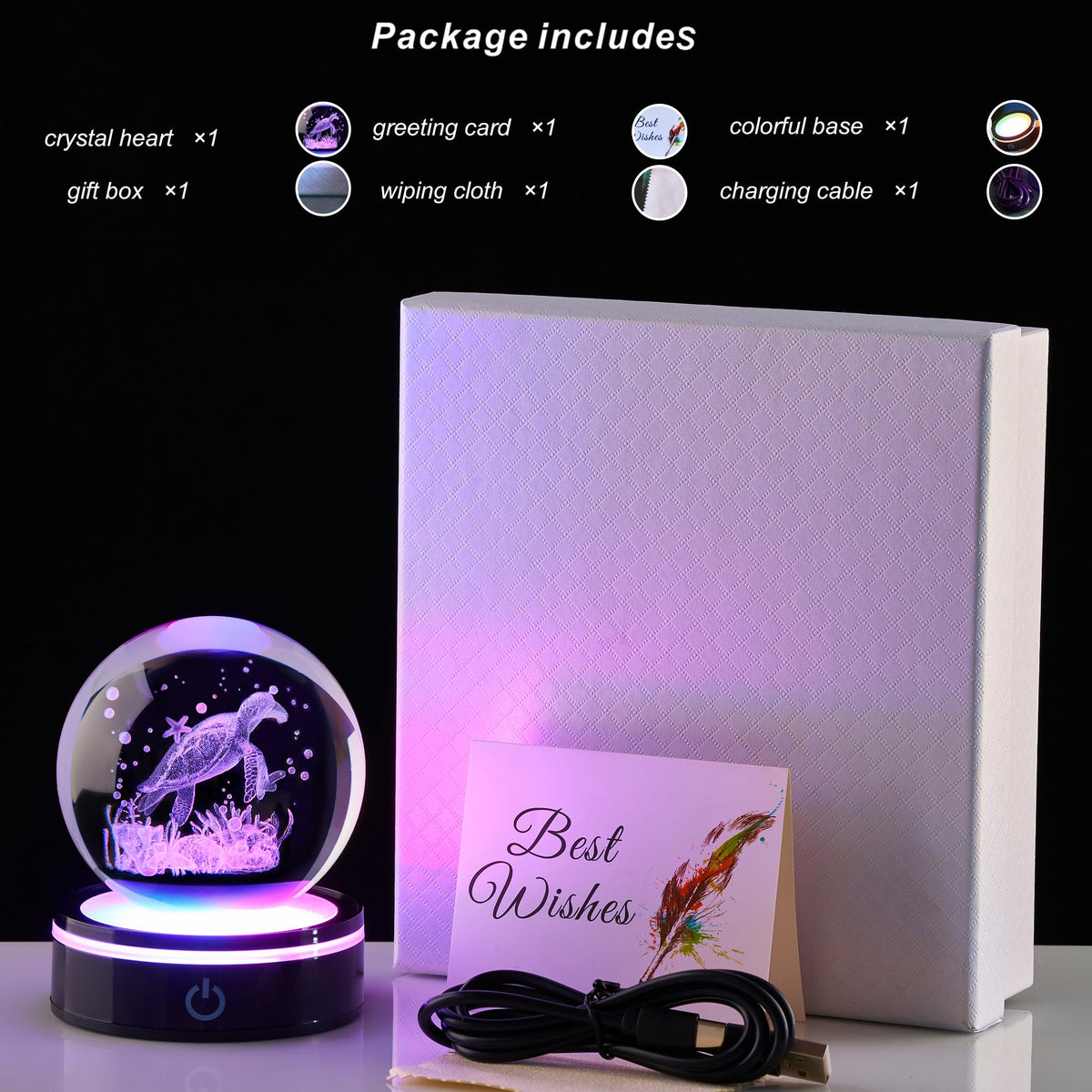 Ghtixsu USB charging option powers the base anywhere