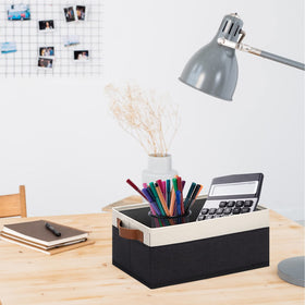 GhvyenntteS dvd-cd storage bin for media organization