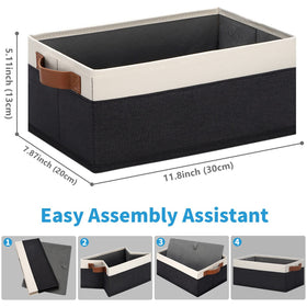 GhvyenntteS foldable-design storage bins saving space when stored