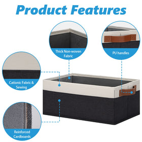 GhvyenntteS small-bin 11-8x7-9x5-1-in on a shelf for compact storage