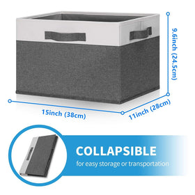GhvyenntteS sturdy paneling maintains shape and enables stackable organization.