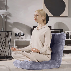 Giantex multifunctional floor chair fits living room, gaming, meditation.
