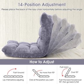 Giantex padded sleeper bed chair provides soft support while resting.