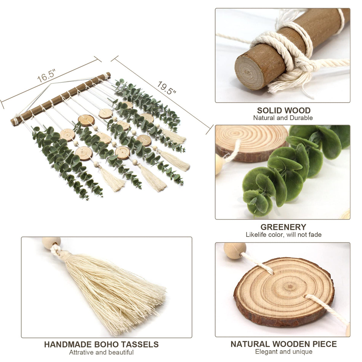 GIAUMA handmade eucalyptus vine stem emphasizes craftsmanship and unique texture