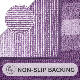 Gibelle rug back non-slip backing helps secure the mat.