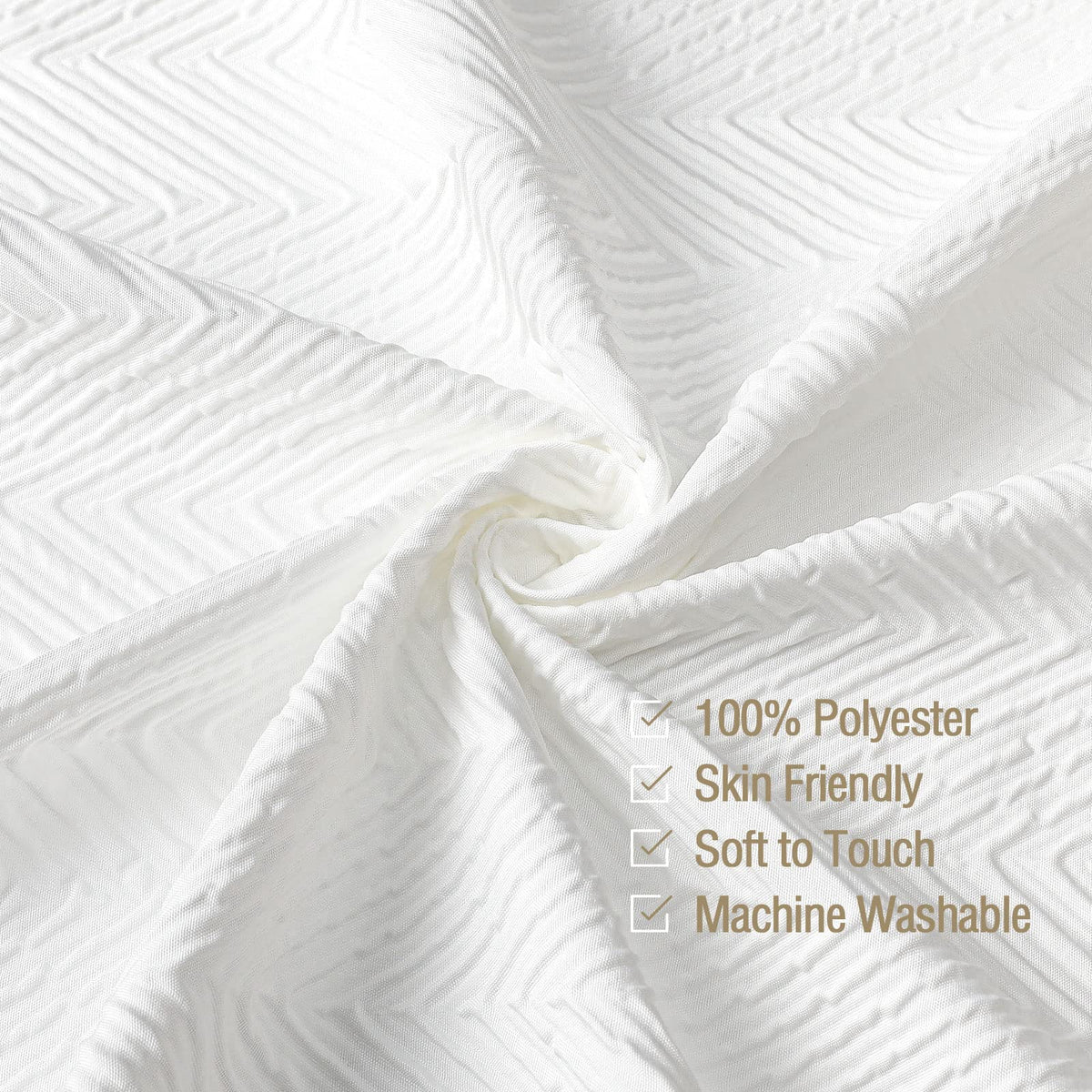 Gibelle curtain provides privacy with a durable double-layer finish