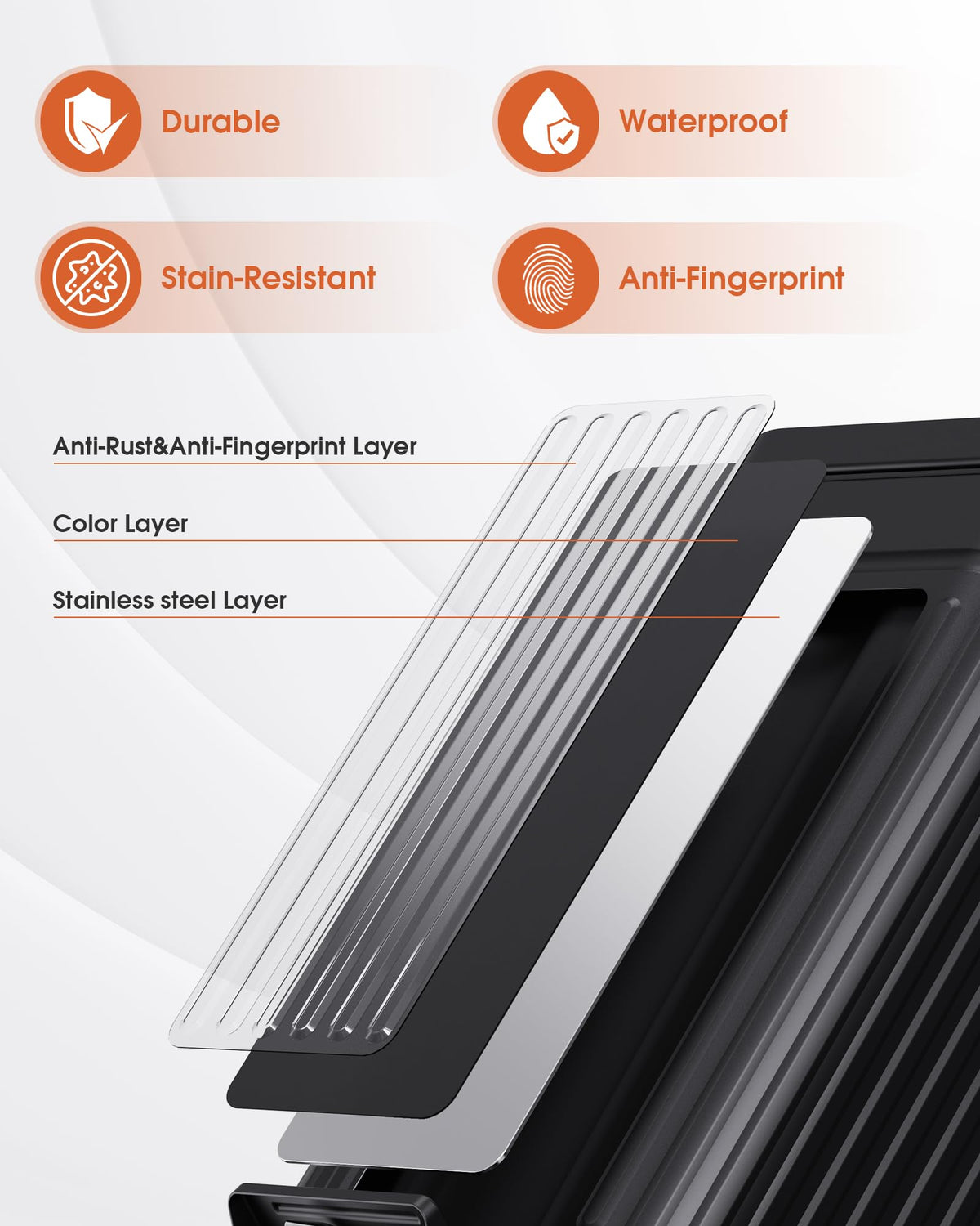 GibHerz 10L capacity in black finish suits tight corners.