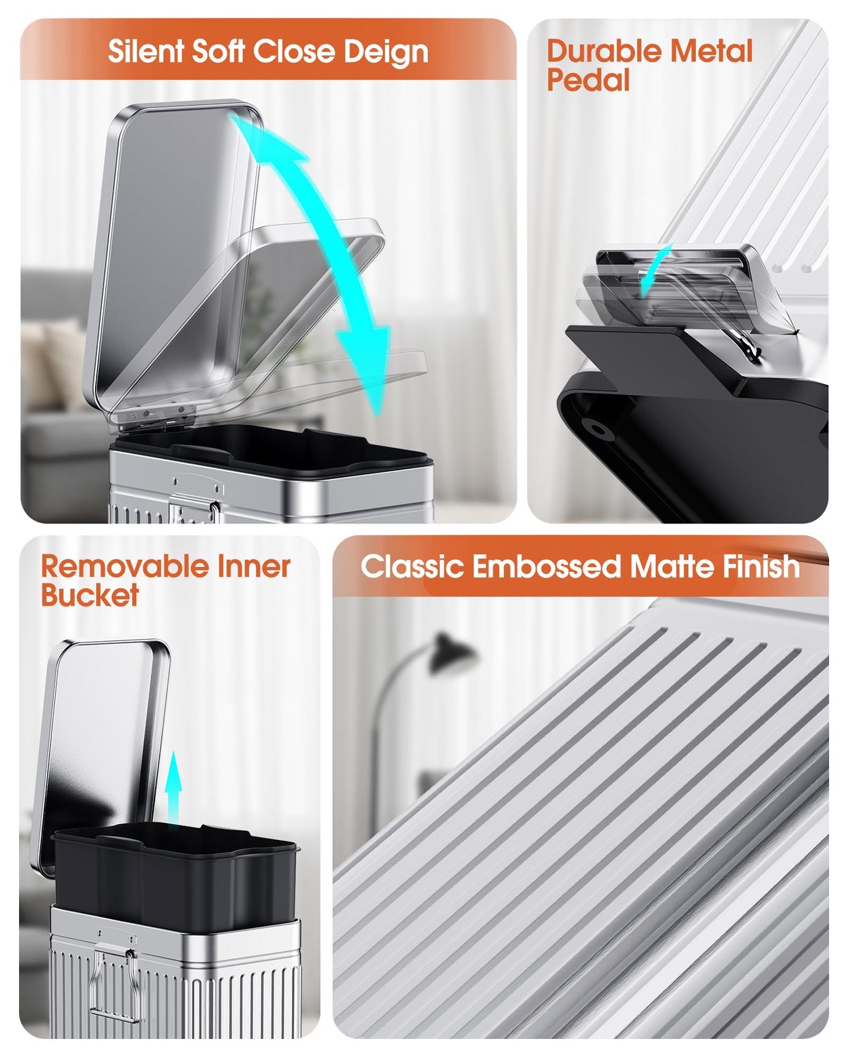 GibHerz fingerprint-proof matte finish for a sleek look.