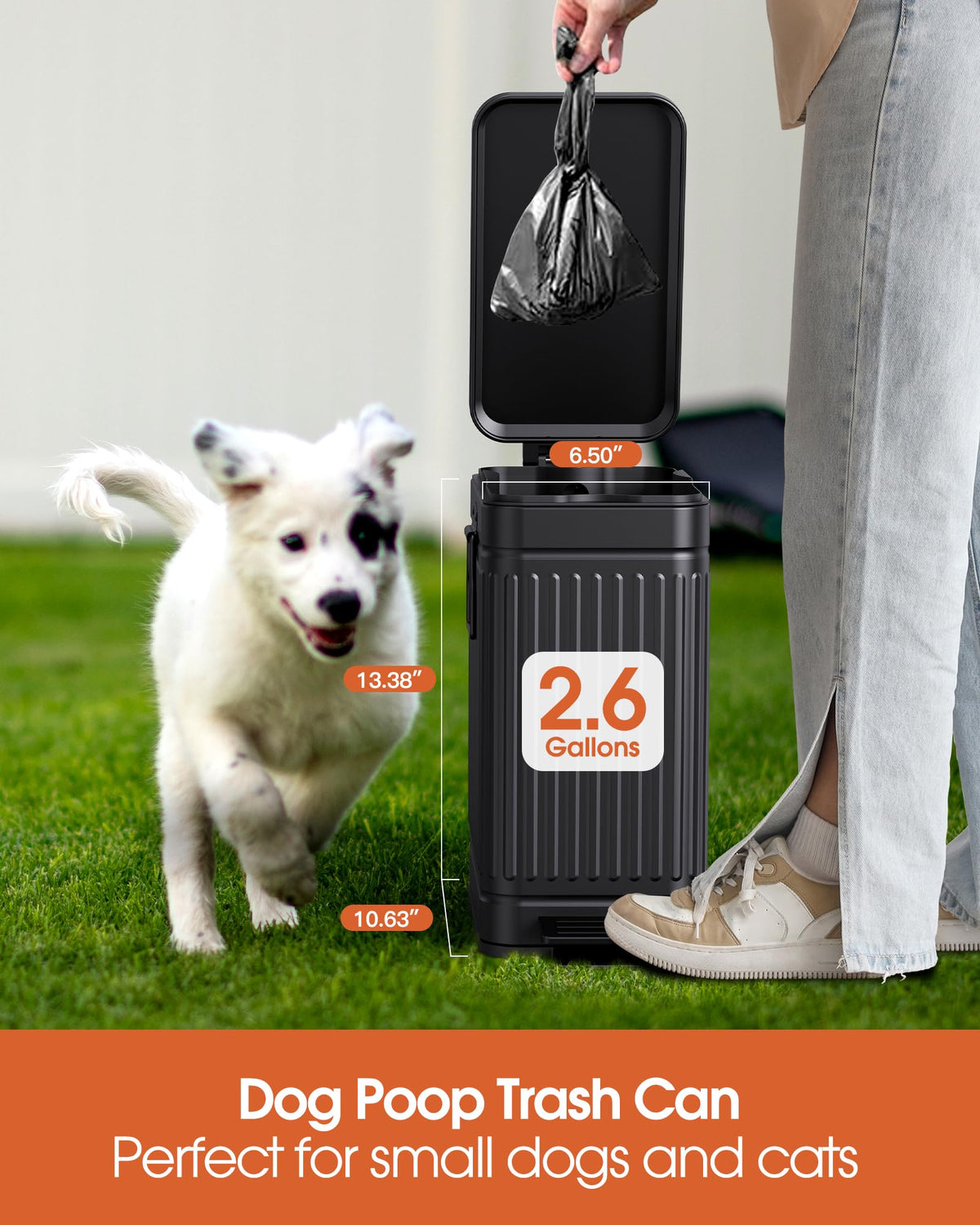 GibHerz removable inner bucket simplifies disposal and makes cleaning easier.