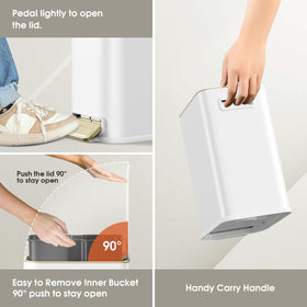GibHerz soft-close lid ensures quiet operation in any room.