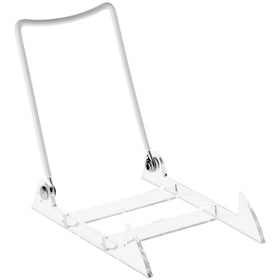 GIBSON HOLDERS 3PL adjustable white wire easel for dynamic photo displays.