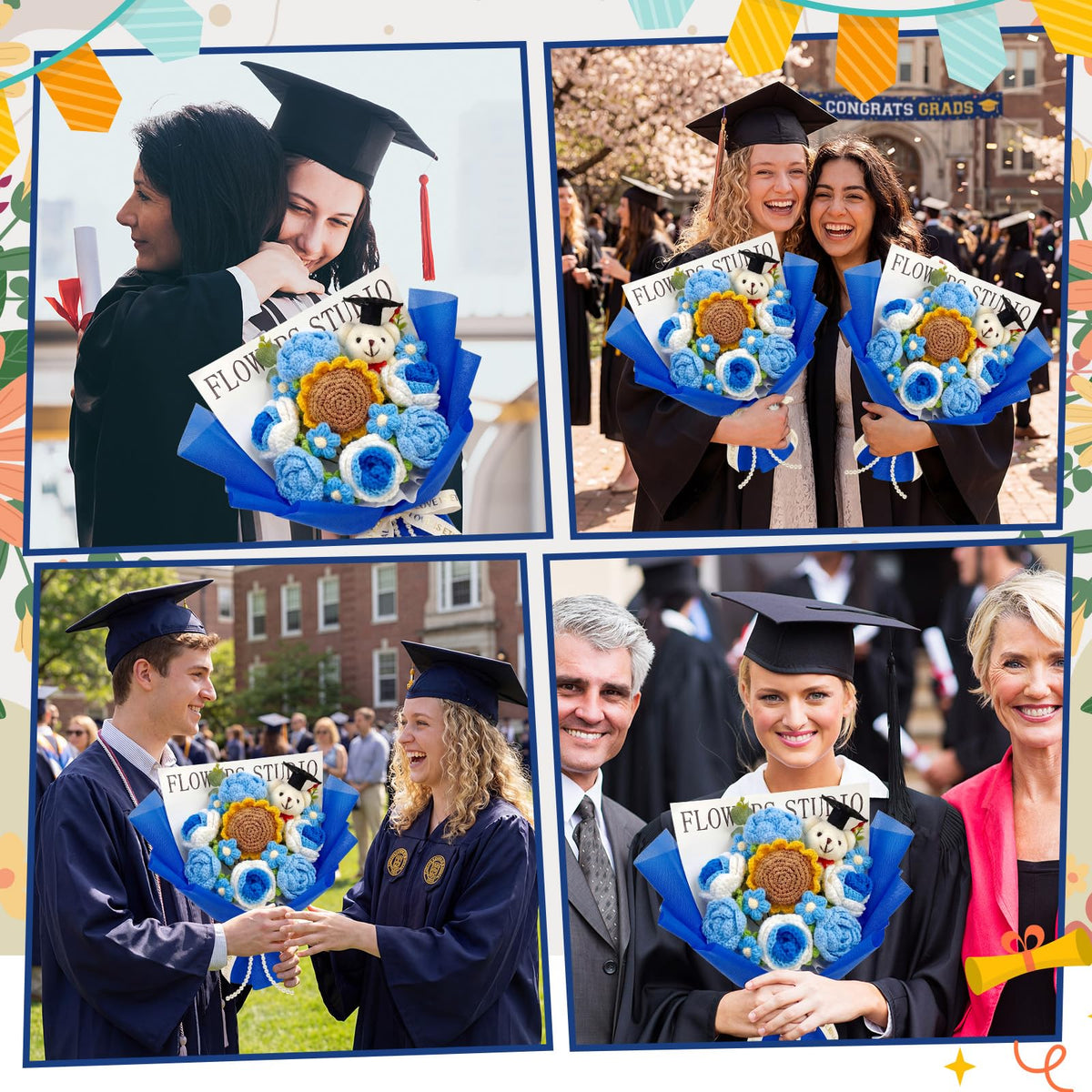 Giegxin gift bag with graduation card simplifies gifting