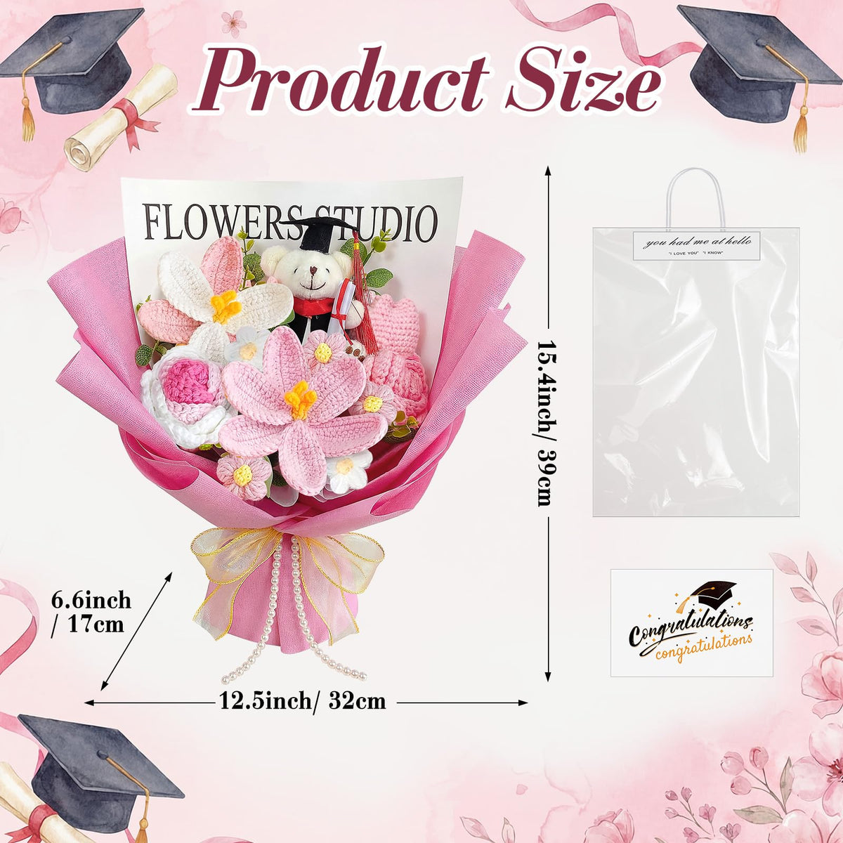 Giegxin graduation greeting card adds a personal touch to a thoughtful gift.