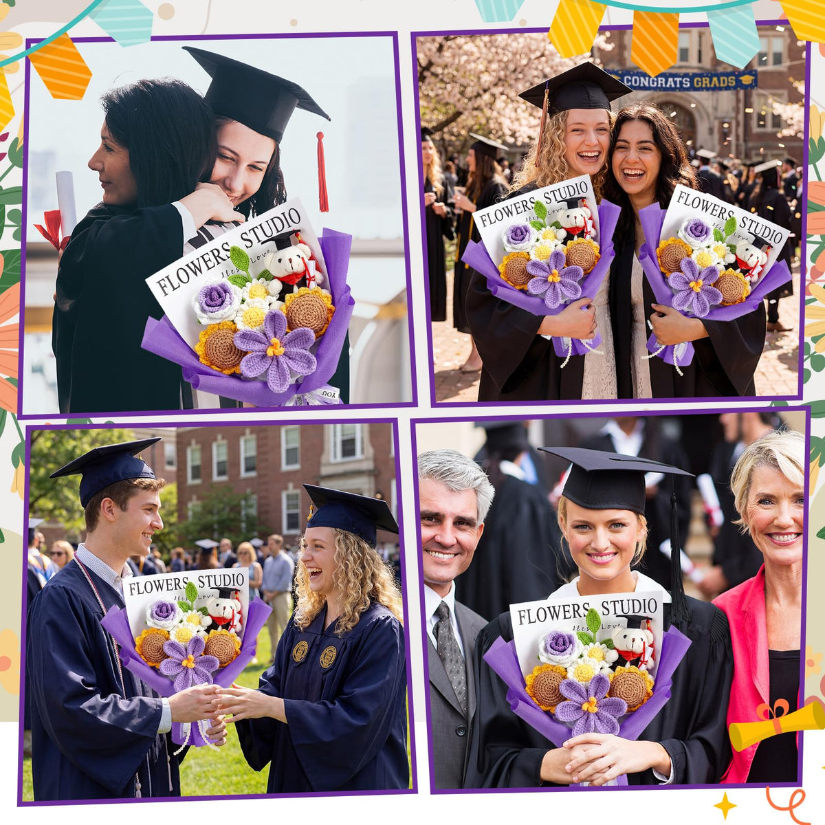 Giegxin greeting card included for graduation congratulations