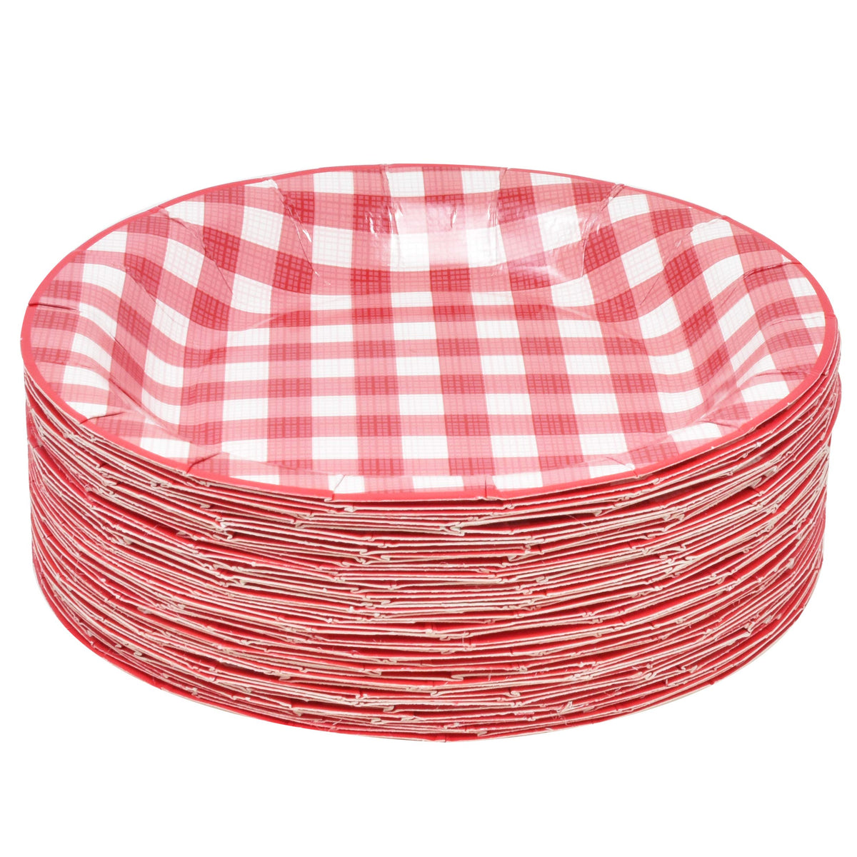 Gift Boutique gingham napkins unfolded for clean serving and coordinated decor.