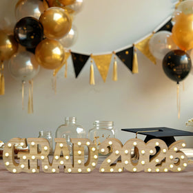 Gift Boutique 2026 sign brightens gift table with cord-free placement