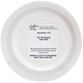 Gift Boutique gingham party set packaging displayed for easy event prep.