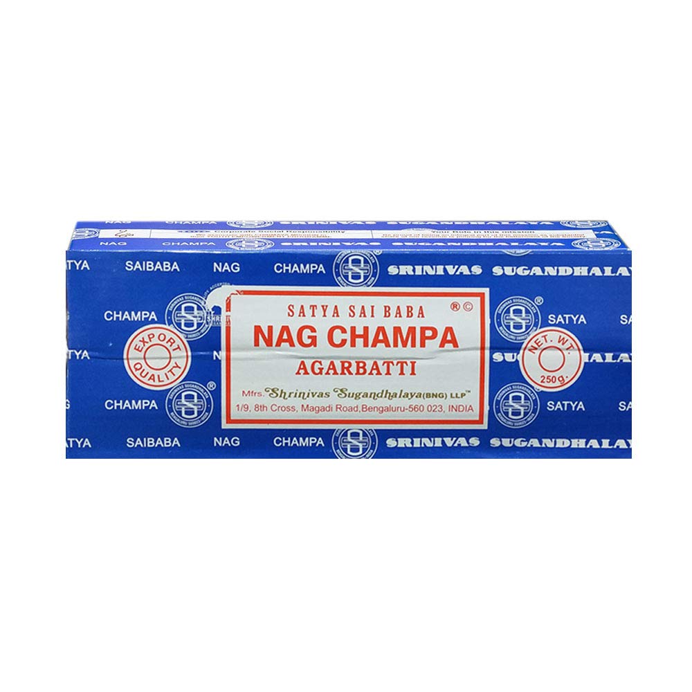 Giftbrit Satya Nag Champa hand-rolled masala sticks for calm rituals.