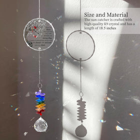 GIFTELIX Sunlight-Activated Glass Ornament glows with natural light
