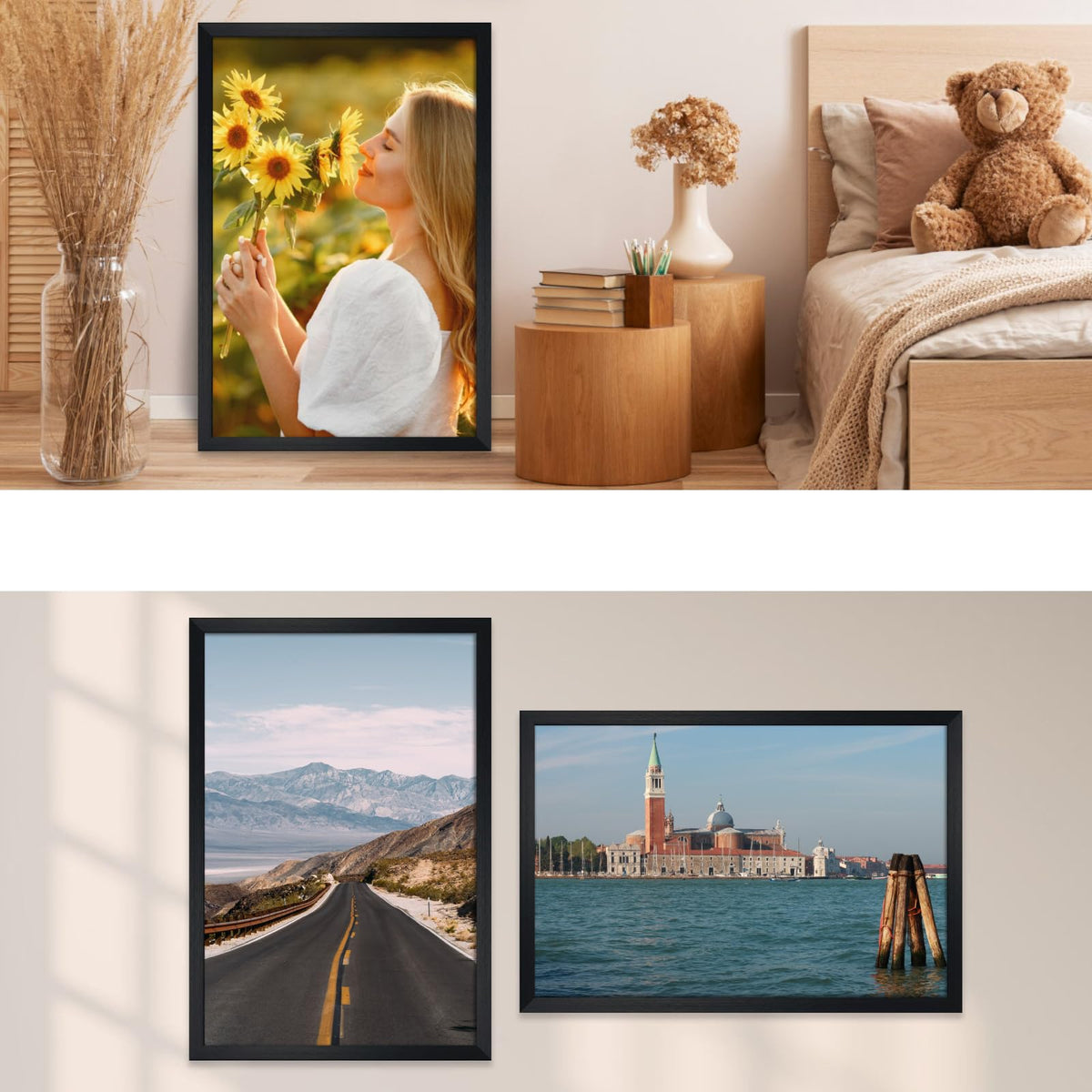 Giftgarden 24x36 poster frame back-loading design enabling quick poster swap