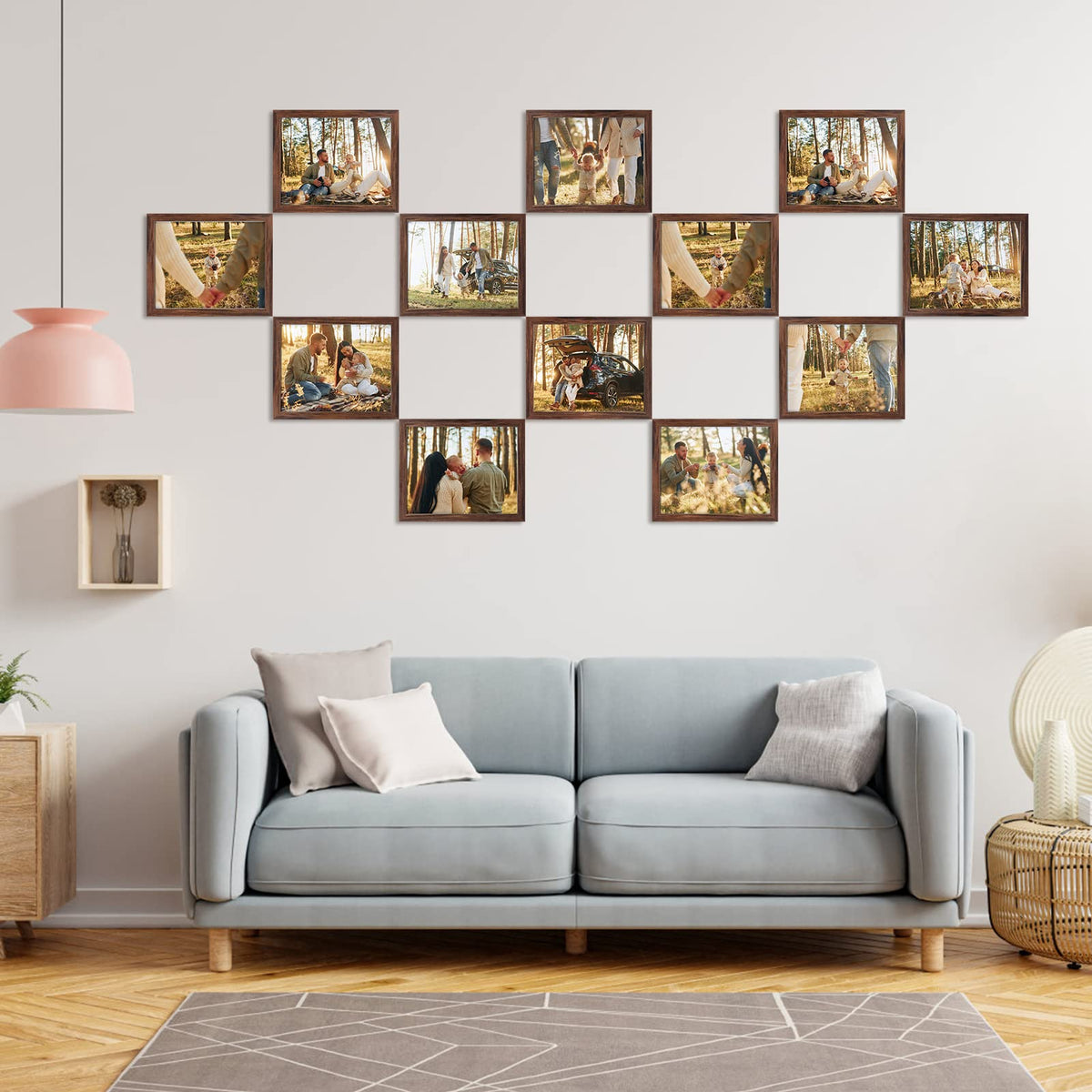 Giftgarden 8x10 frame with HD plexiglass for clear photos.
