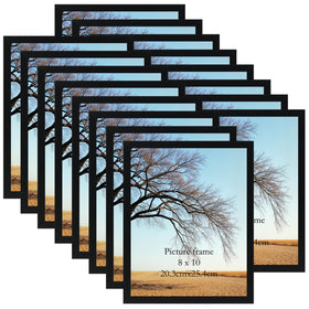 Giftgarden 8x10 black frame set16 for gallery walls and easy display.