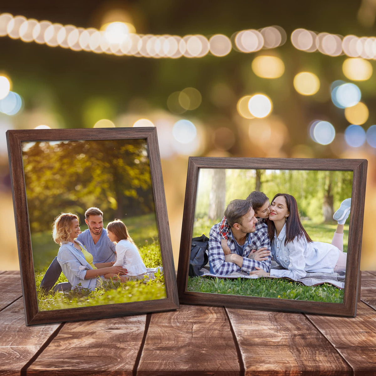Giftgarden 8x10 frames on wall display rustic charm and cohesion.