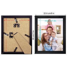 Giftgarden classic black 8x10 frame for timeless photos and elegant displays