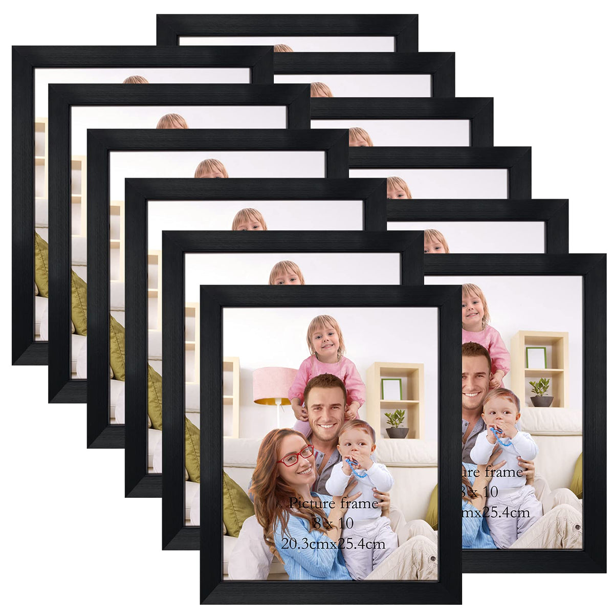 Giftgarden black 8x10 frame set on wall showcases cohesive gallery