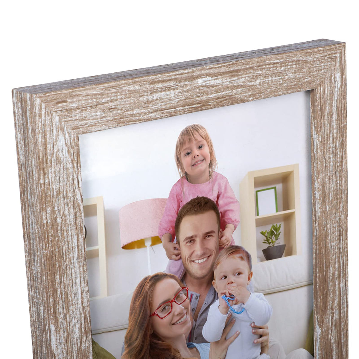Giftgarden clear HD plexiglass front protects memories with sharp visibility