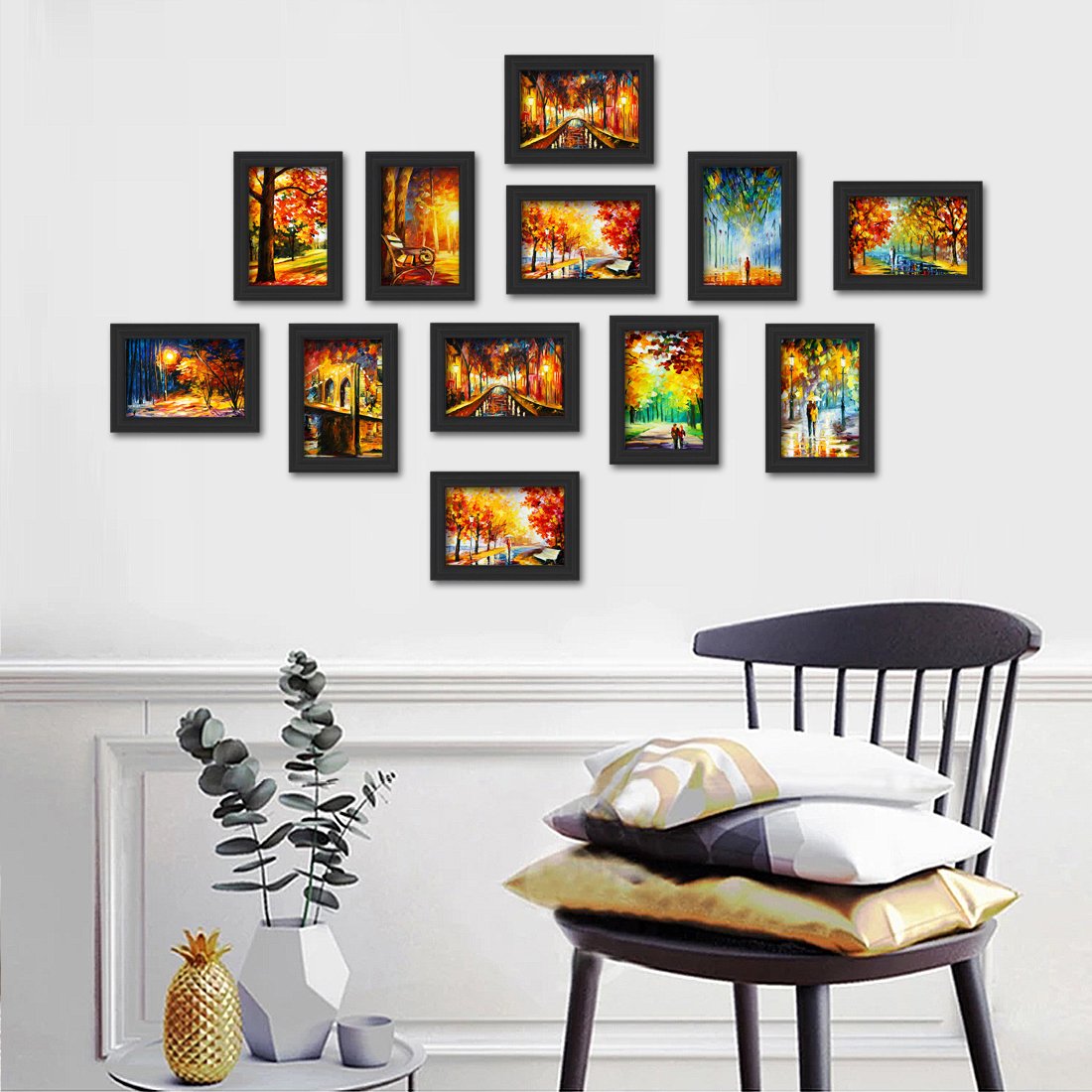 Giftgarden frames with metallic clips for quick loading