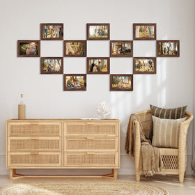 Giftgarden rustic wood 4x6 frame adds warm charm to any room